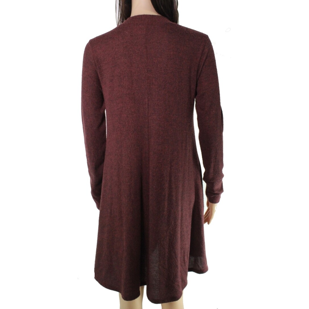 sweater dress burgundy