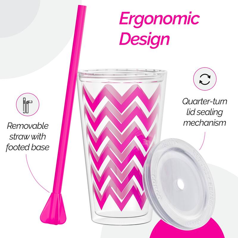 Copco Minimus Tumbler With Removable Straw And Double Wall Insulation - 24 oz.