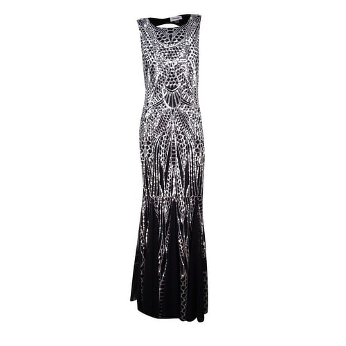 calvin klein halter mermaid gown