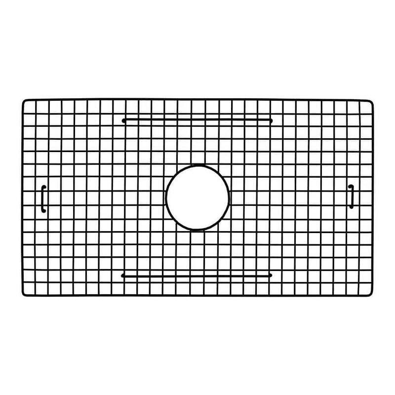 26.5x14.5 Sink Bottom Grid - Matte Black