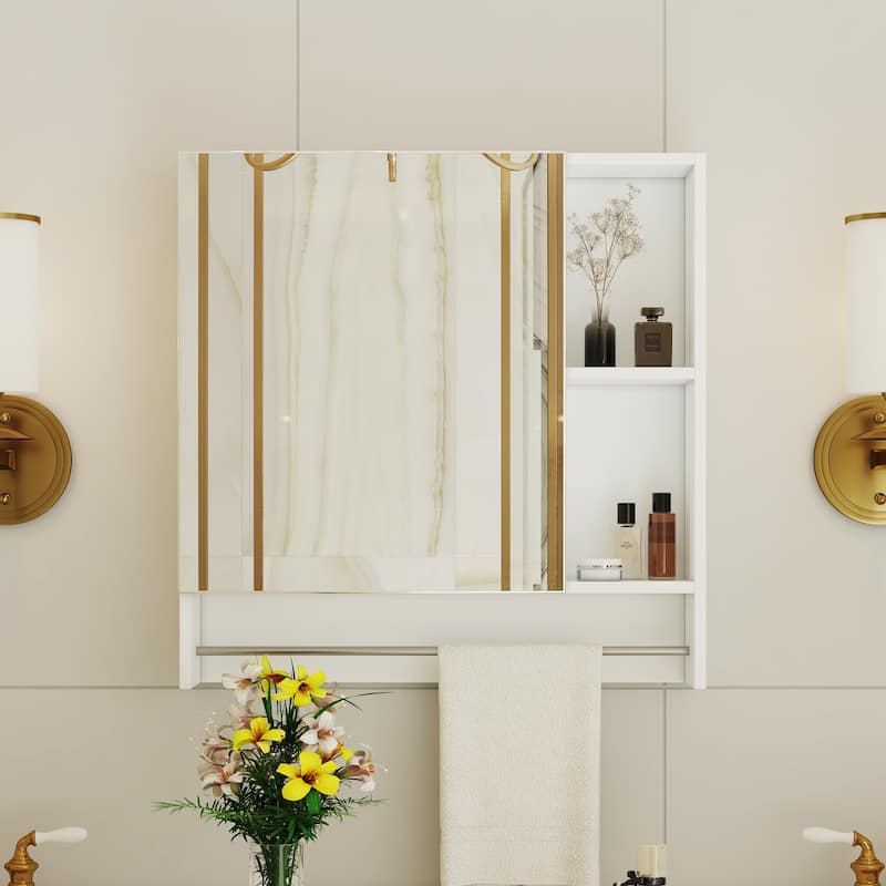 Bathroom Mirror Cabinet Wall Mounted