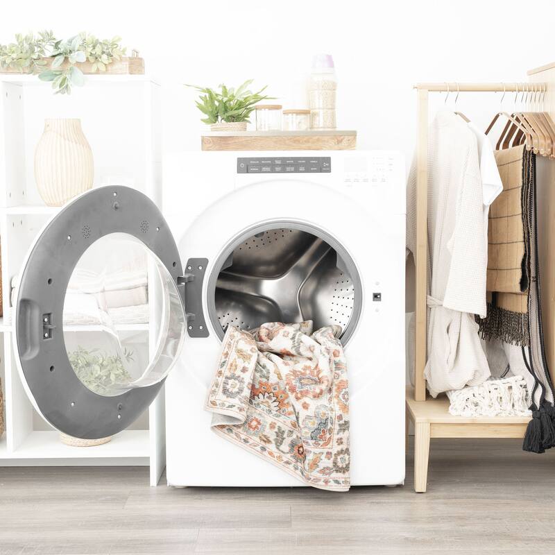 Smart Wash Ambient Glam Oriental Indoor Polyester Area Rug