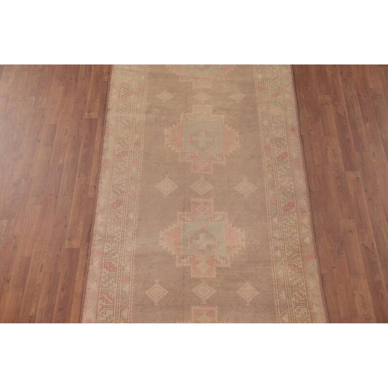 Ardebil Persian Runner Rug Wool Carpet - 4'0"x 10'7"