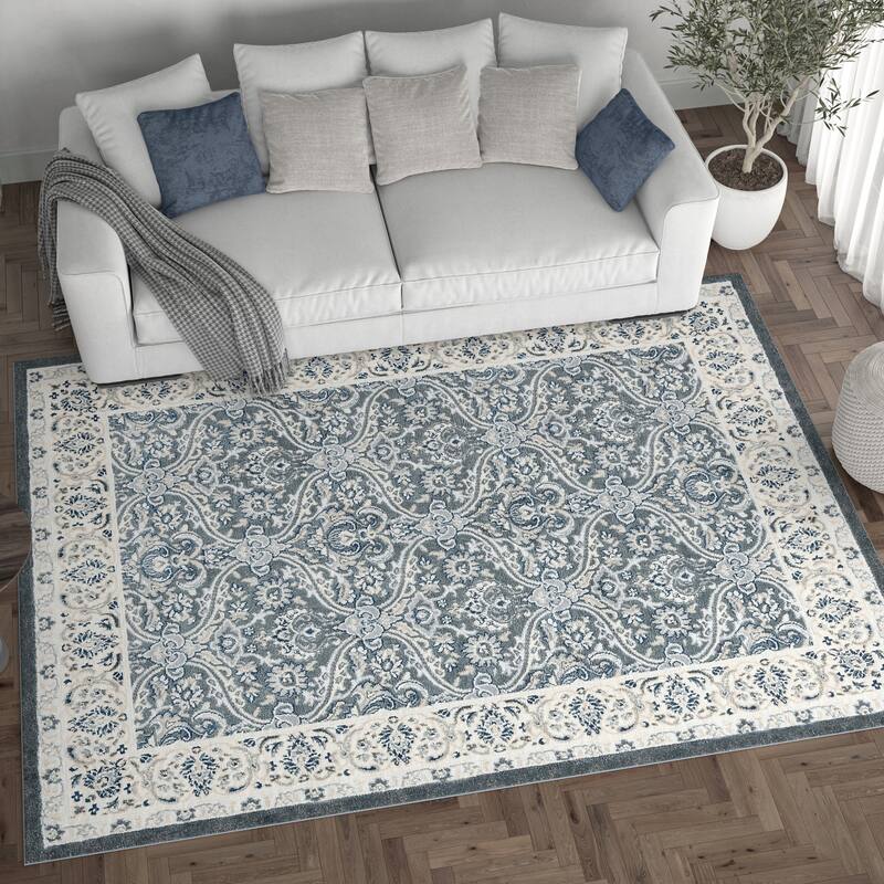 Carrington Traditional Border Indoor Area Rug