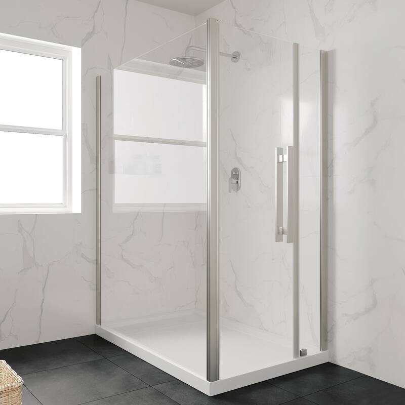 Ove Decors 15SBR-ADEN54 Adena 54" x 36" Rectangular Shower Base with