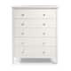Taylor & Olive Snowberry 5-drawer Pine Wood Tall Storage Dresser