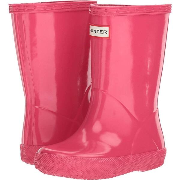 Kids Hunter Girls Original Gloss Classic Knee High Pull On Rain Boots Overstock 27415876 Founded in 1856 by an american on scottish soil, hunter is renowned for handcrafted rain boots and all weather icons. overstock com