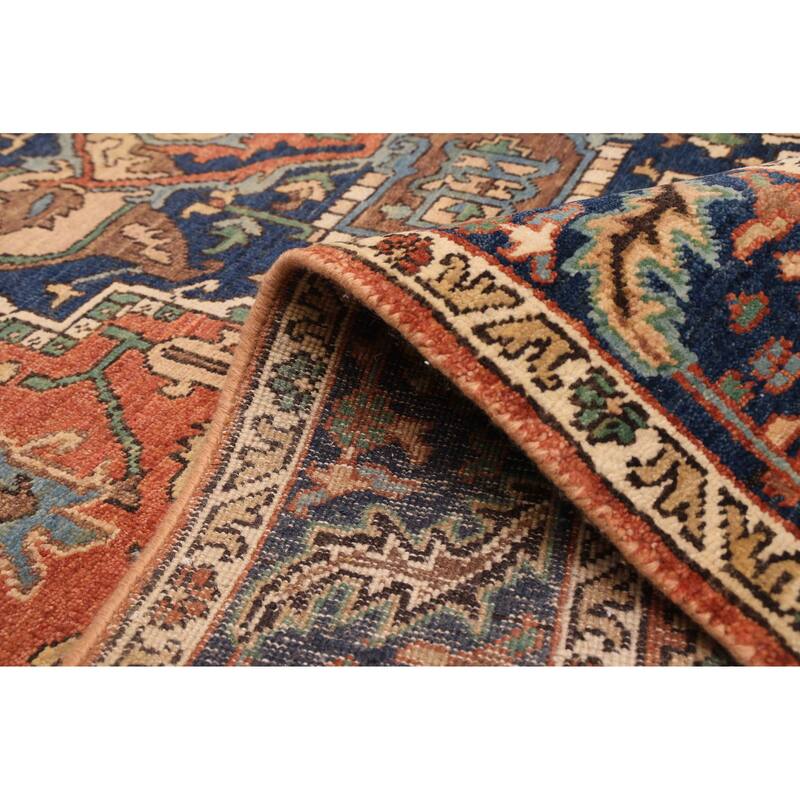 ECARPETGALLERY Hand-knotted Jules Sultane Dark Copper Wool Rug - 7'10 x 10'2