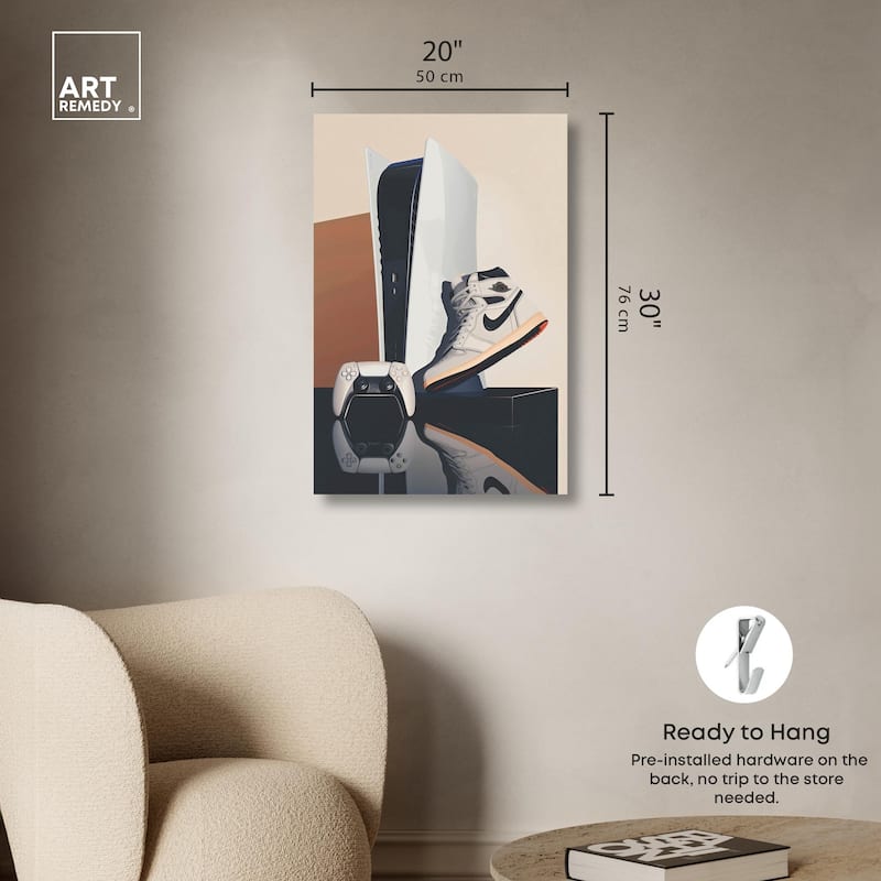 Stylish Gamer Canvas by Art Remedy, Gallery Wrapped