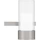 preview thumbnail 2 of 3, Logan Brushed Nickel Vanity Light - Brushed Nickel
