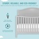 preview thumbnail 4 of 3, Dream On Me Grace 5 in 1 Convertible Crib - Pebble Grey