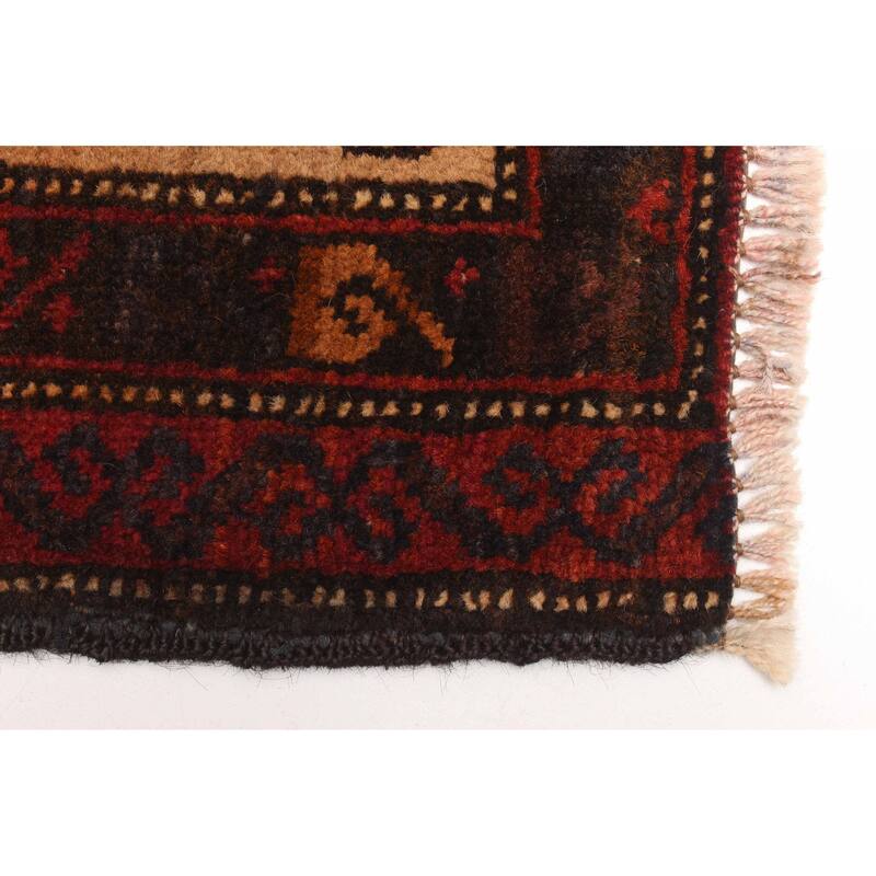 ECARPETGALLERY Hand-knotted Teimani Brown Wool Rug - 2'10 x 4'10