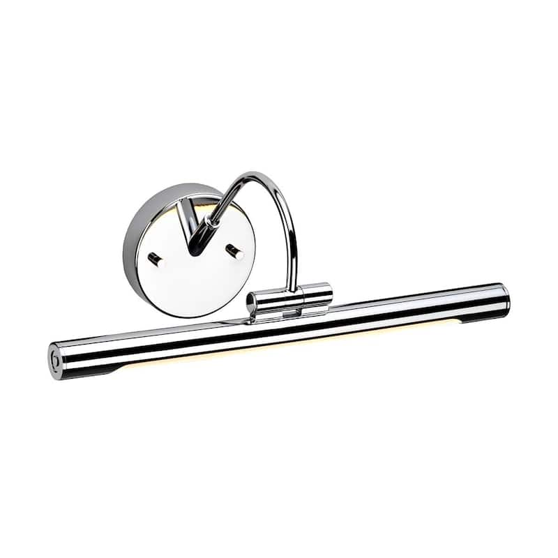 Alton Medium LED Picture Light Polished Chrome - 7"h x 15.25"w x 8.5"d