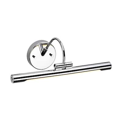 Alton Medium LED Picture Light Polished Chrome - 7"h x 15.25"w x 8.5"d