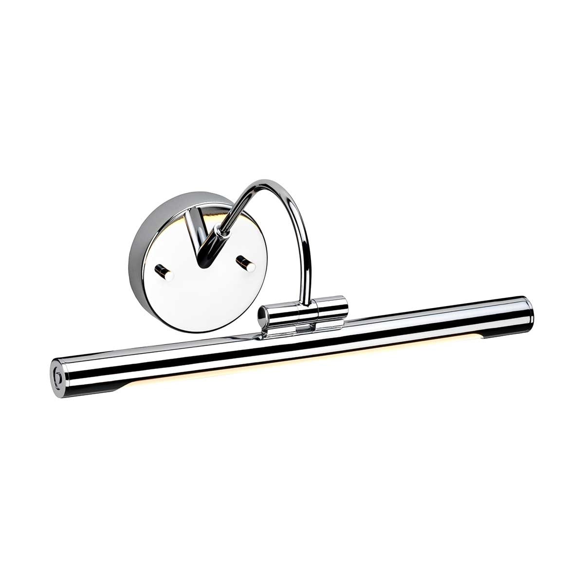 Alton Medium LED Picture Light Polished Chrome - 7"h x 15.25"w x 8.5"d