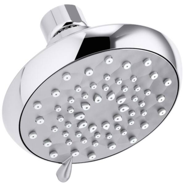 KOHLER Awaken Vibrant Brushed Nickel Round Fixed Showerhead Shower Head KOHLER Awaken Vibrant Brushed Nickel Round Fixed Showerhead Shower Head