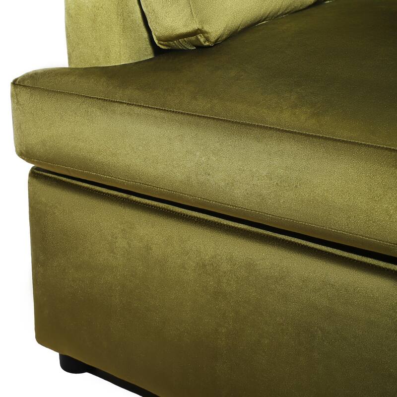 Green Accent Chair Lounge Chair for Living Room Bedroom, Oversized Single Sofa Chair Arm Chairs Reading Chair