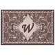 preview thumbnail 7 of 21, SAFAVIEH Handmade Monogram Galatea Rug 2'6" x 4' - W - Mocha - Rectangle