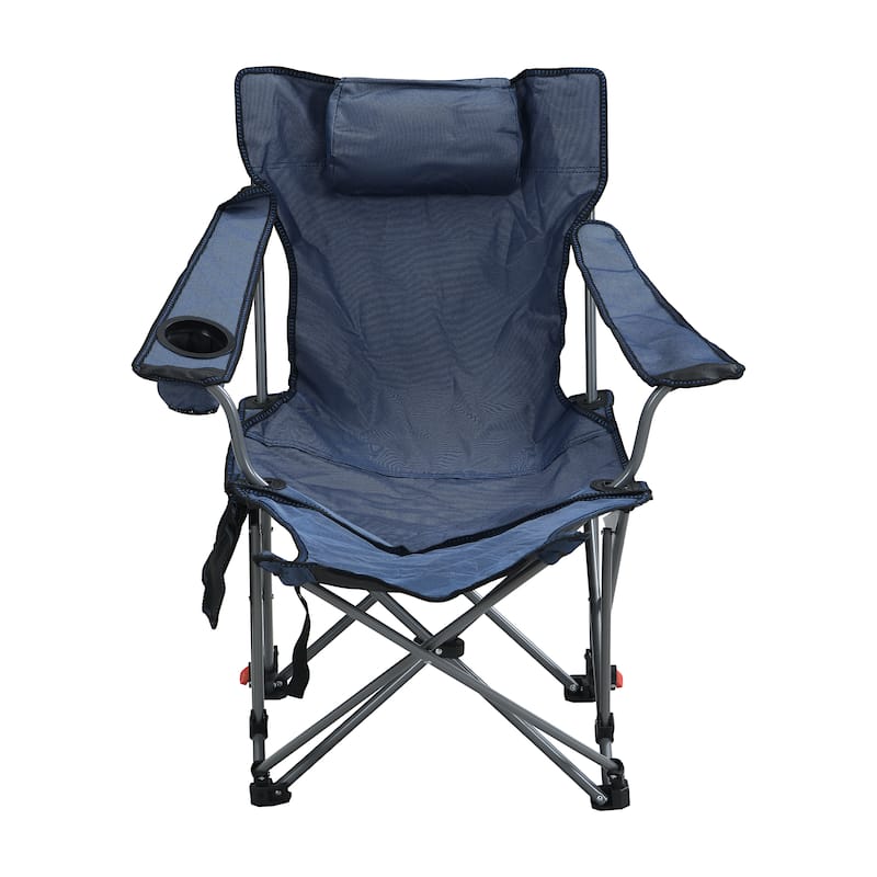 Outdoor Camping Chairs Folding/Portable/Adjustable reclining chair(Three-level adjustment),Side Pockets & Cup Holder,Carry Bag