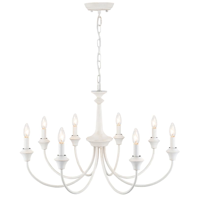 8-Light 28.34 in. Traditional Chandelier for Kitchen Living Room