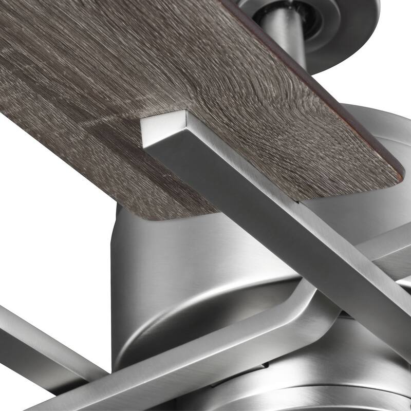 Bedwin Collection 56" Four-Blade Antique Nickel Ceiling Fan - 11.020" x 23.300" x 13.380"