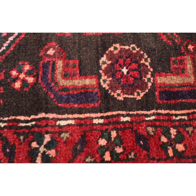 ECARPETGALLERY Hand-knotted Andelz Red Wool Rug - 4'5 x 6'11