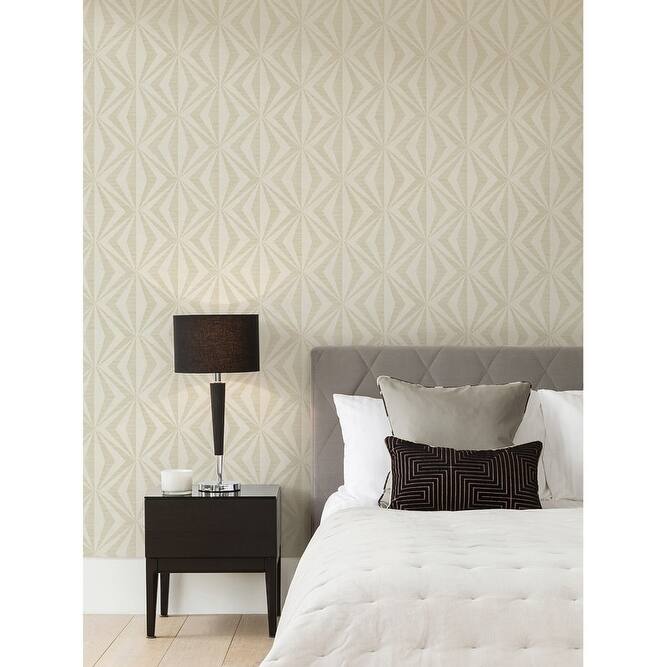 Advantage Monge Gold Geometric Wallpaper