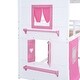 preview thumbnail 7 of 16, Twin Size Wooden House Bunk Bed, Castle with Elegant Windows, Sills, Tent, and Ample Under Bed Space
