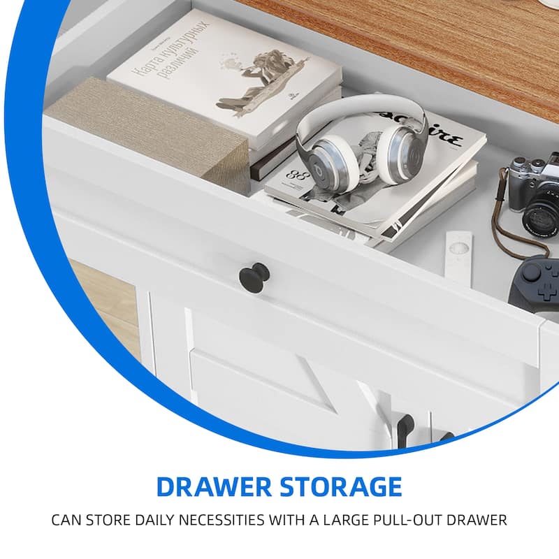 Moasis Shoe Storage Cabinet with Drawers Entryway Shoe Storage