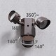 preview thumbnail 18 of 24, 30W Dual-Head LED Security Light with GFCI Outlets, Motion Sensor & Dusk to Dawn Floodlight