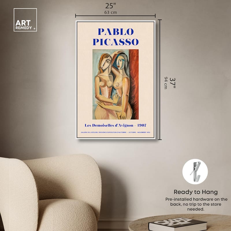 Picasso's Avignon Canvas by Art Remedy