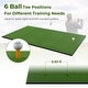 preview thumbnail 6 of 8, Costway 5 x 4 FT Golf Hitting Mat Artificial Indoor Outdoor Turf Golf - See Details