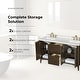 preview thumbnail 60 of 168, Gabi Bathroom Vanity with White Engineered Stone Top