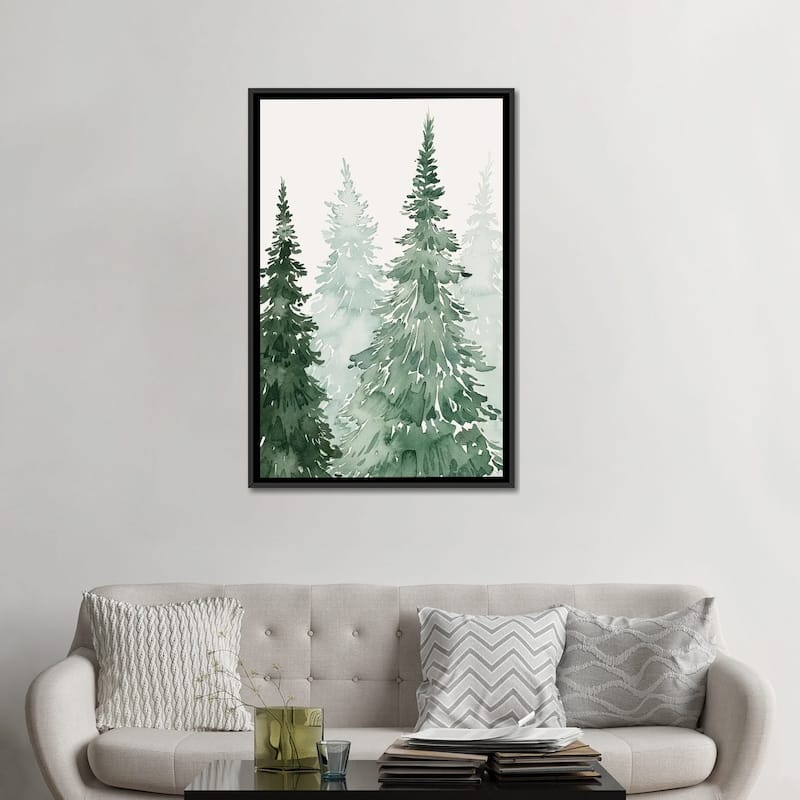 iCanvas "Winter Washed Coppice II" by Grace Popp Framed Canvas Print