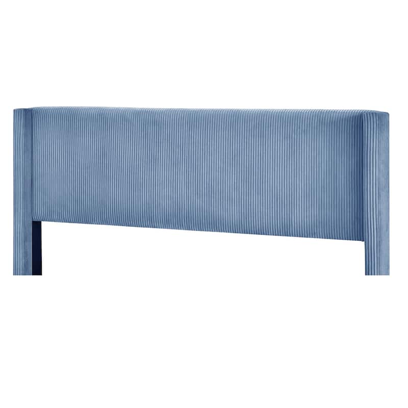 Queen Size Platform Bed with Metal Legs