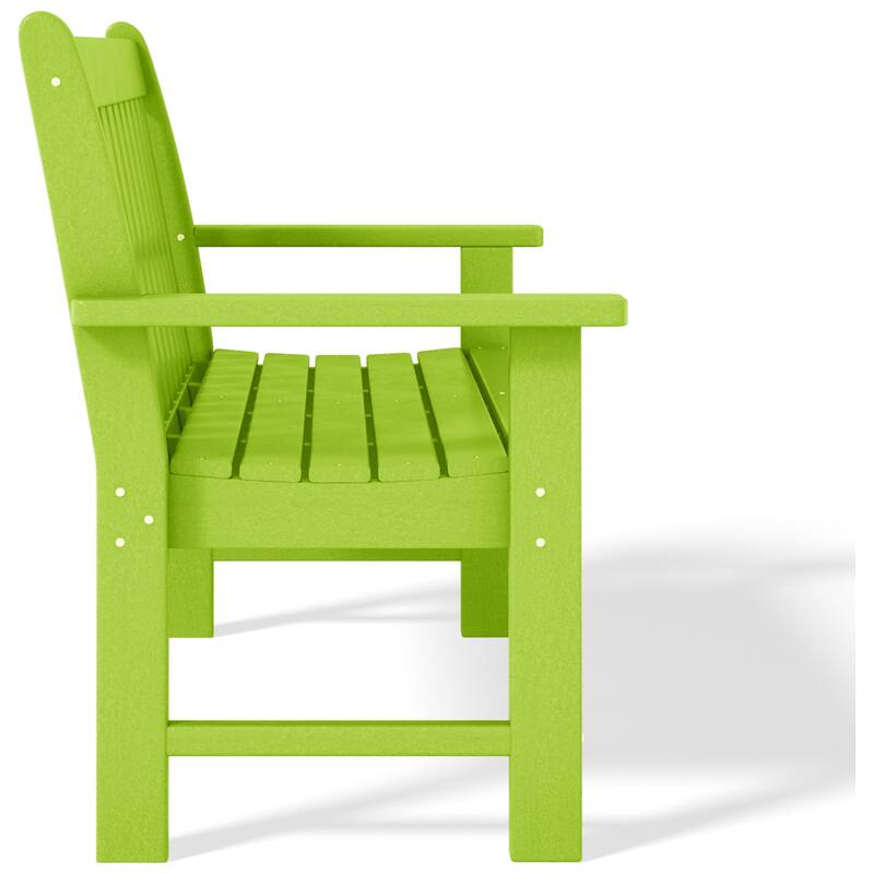 Laguna Poly 3-Piece Bench With Coffee Table