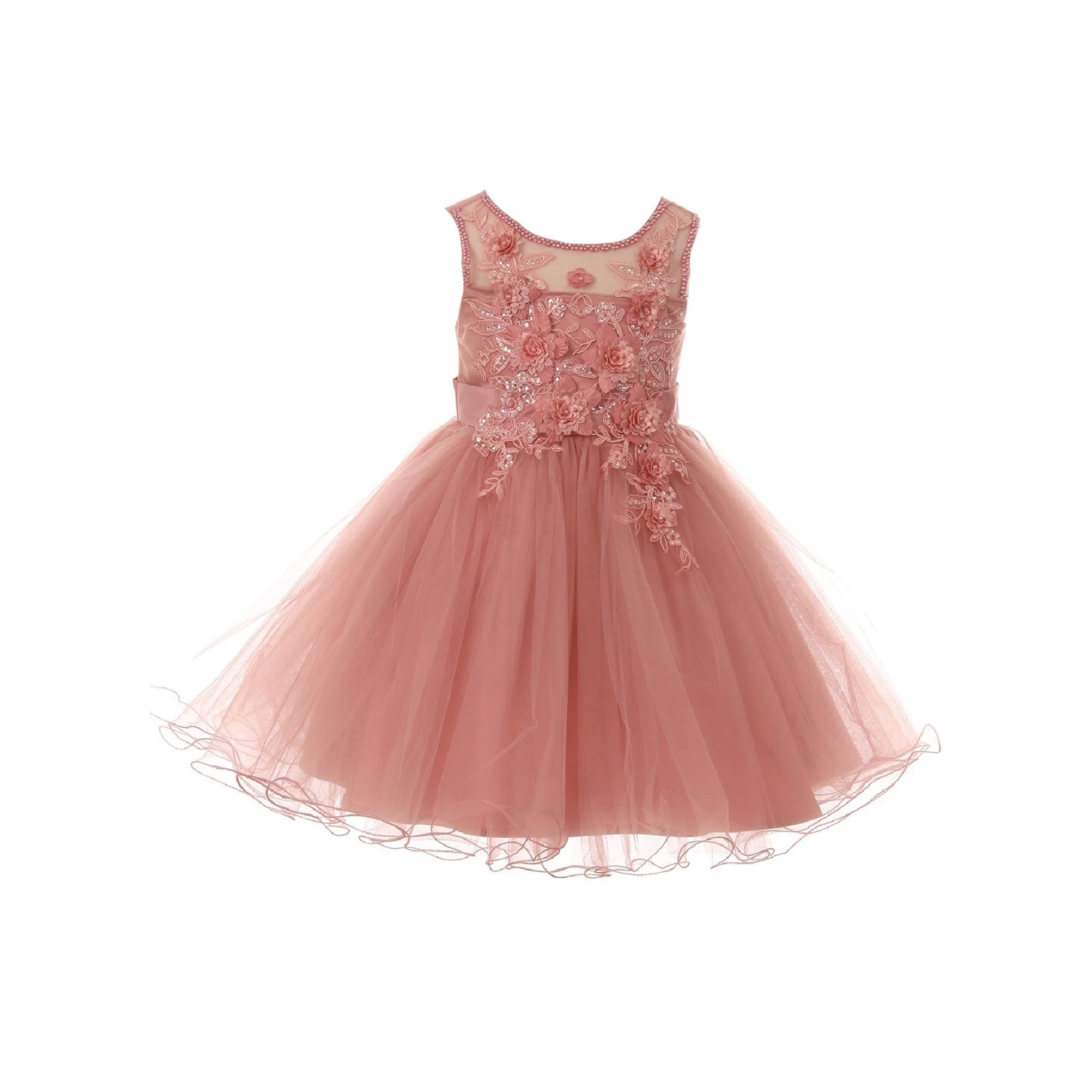 mauve junior bridesmaid dress