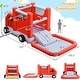 preview thumbnail 4 of 10, Costway Fire Truck Themed Inflatable Castle Water Park Kids Bounce - See Details