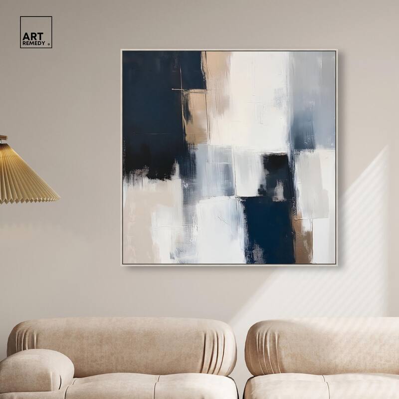 Blue Mood Depth II Canvas by Art Remedy