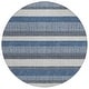 preview thumbnail 107 of 149, Machine Washable Indoor/ Outdoor Cabana Stripe Chantille Rug
