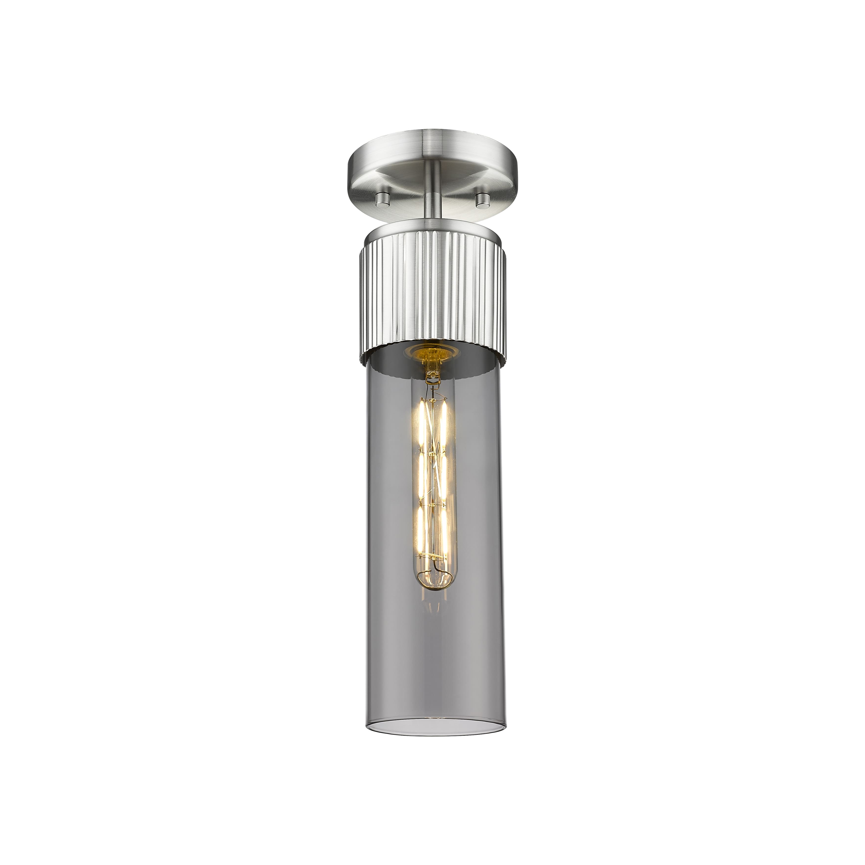 Option Satin Nickel / Light Smoke
