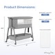 preview thumbnail 8 of 10, Dream On Me Calypso Portable Bassinet with Wheels