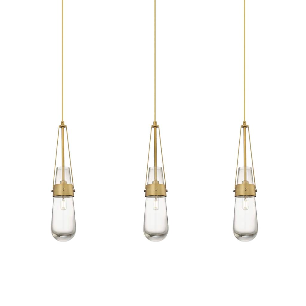 Innovations Lighting 123-452-1P-21-37 Milan Pendant Milan 3 Light 37"
