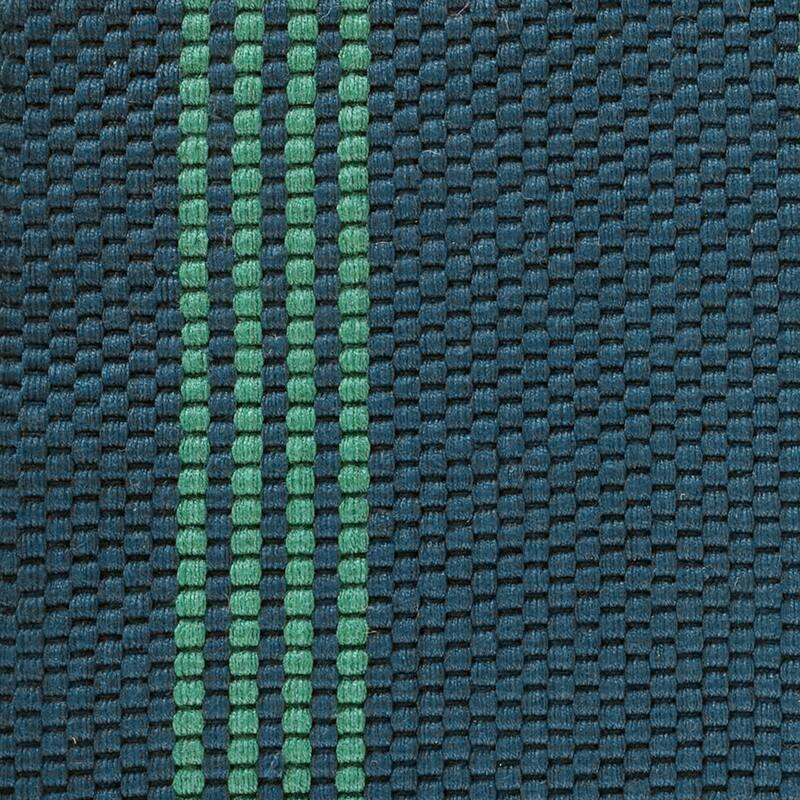 Villa by Classic Home Sorrento Handwoven Performance Stripe Fabric Rug