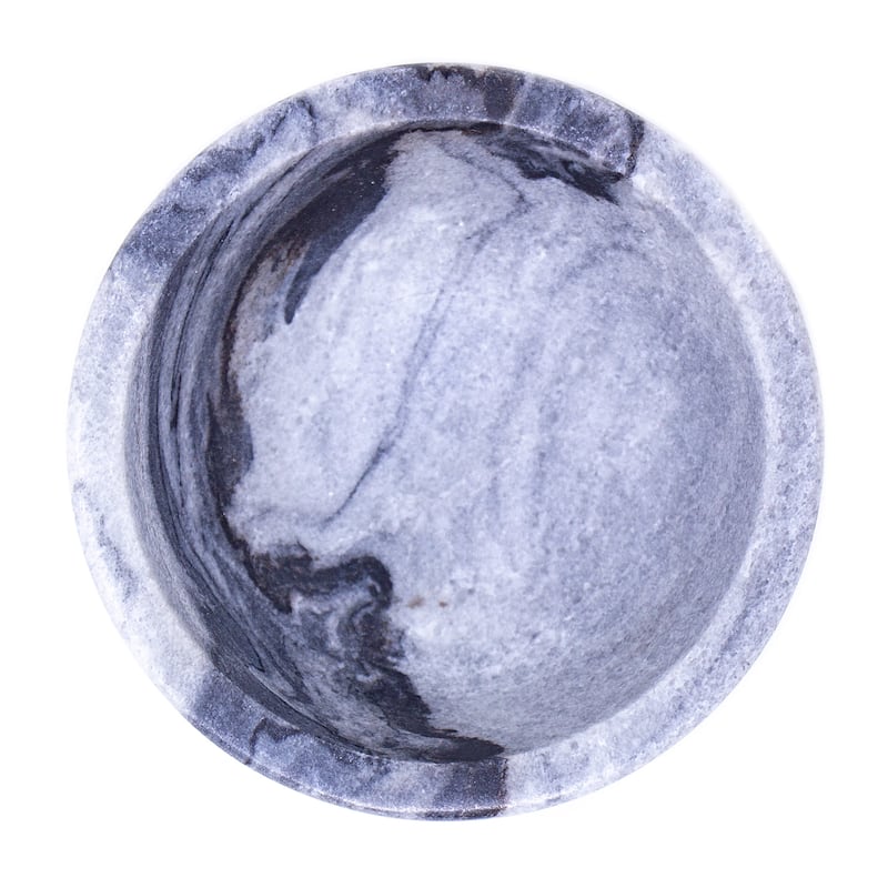 Handmade Marble Pinch Bowls, Set of 2