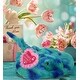preview thumbnail 5 of 3, DolliBu Happy Mother’s Day Super Soft Plush Blue Tie-Dye Stingray - 20 inches