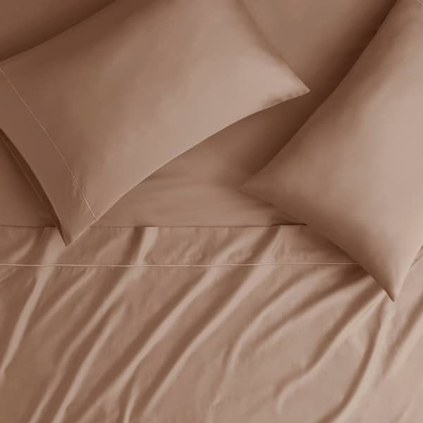 Madison Park 600 Thread Count Pima Cotton Sheet Set - Queen - Rose Gold