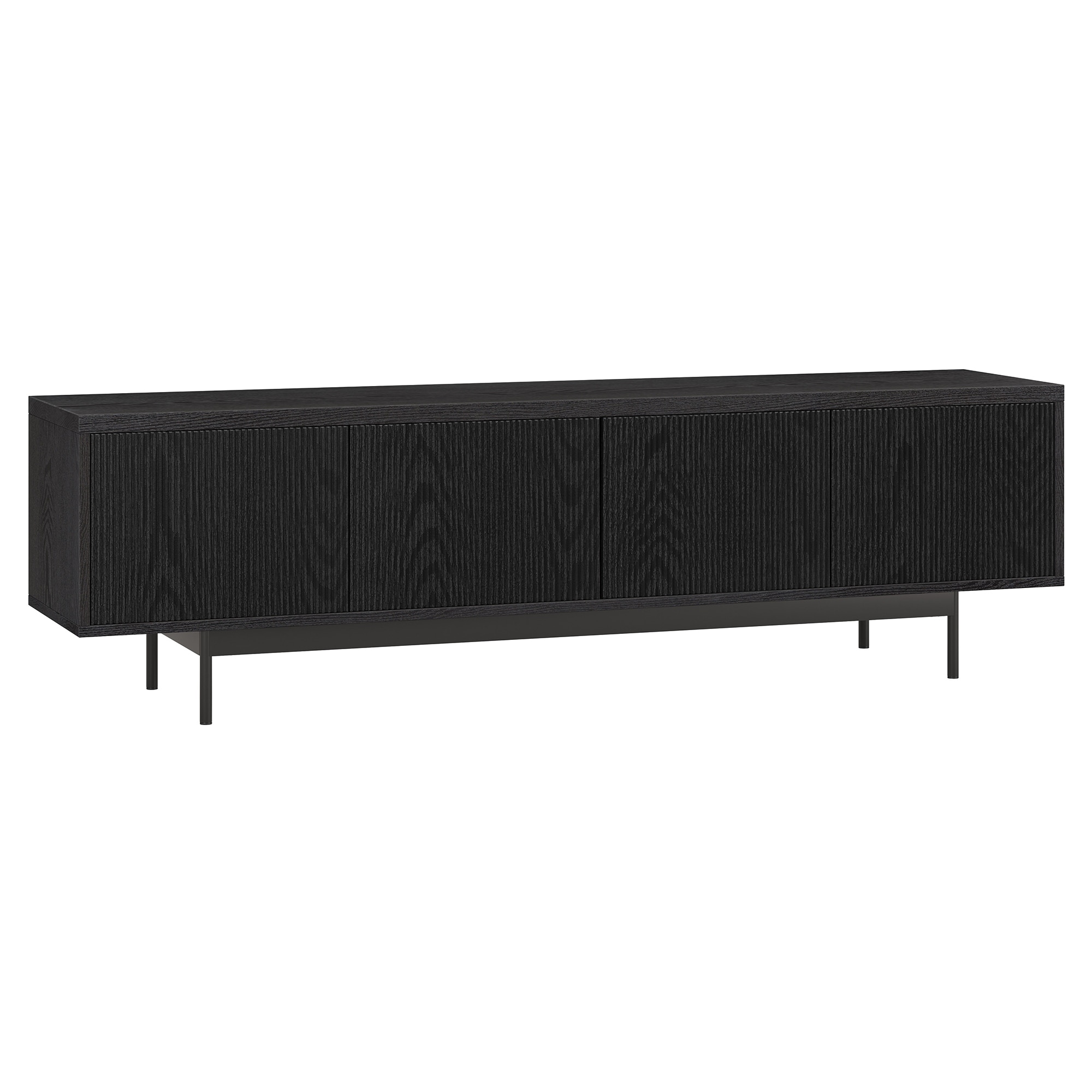 Whitman Rectangular Fluted TV Stand for TV's up to 75" - 70" Wide