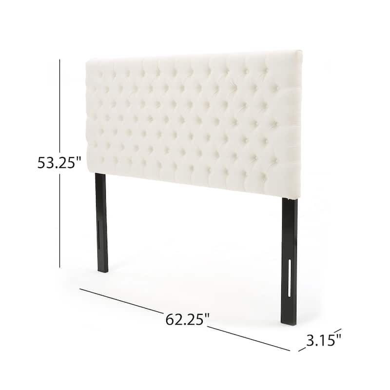 Headboard with a strong shape and robust button Diamond Tufted design