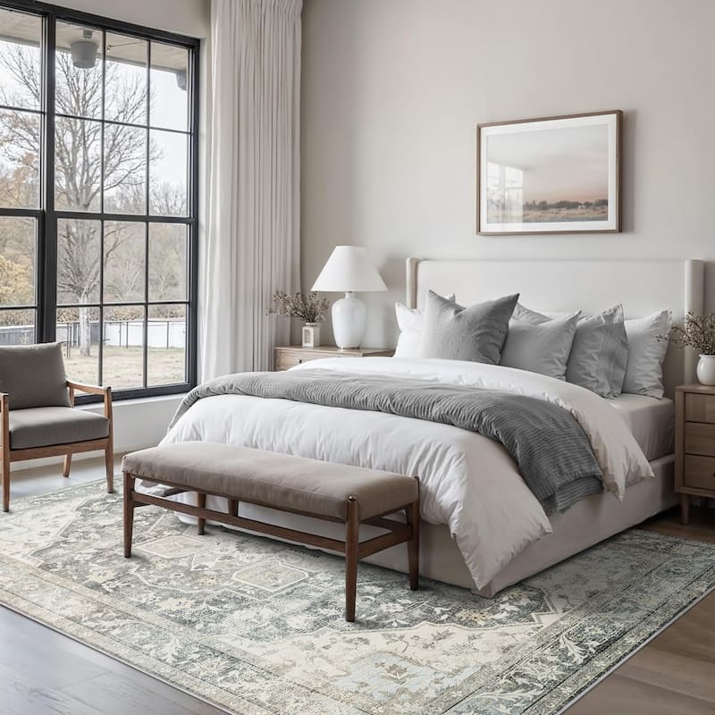 Bohemian Faux Cashmere Rug